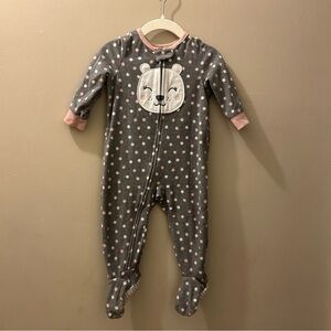 Carter’s Little Girls’ Fleece Footed Pajamas